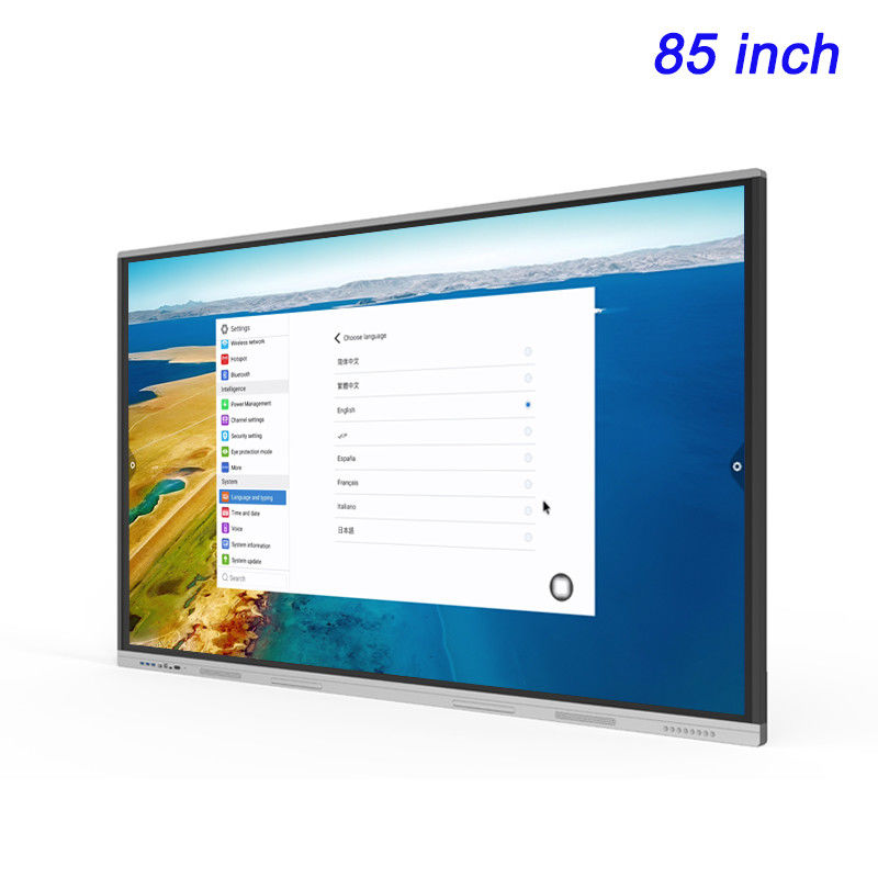 Pouce futé à panneau plat interactif Windows ou Android du panneau 85 d'écran tactile disponible