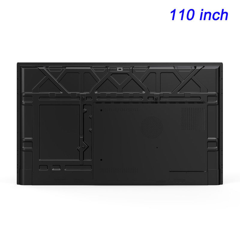 Panneau plat interactif intelligent interactif de 110 pouces Panneau UHD 4K avec système Android et Windows