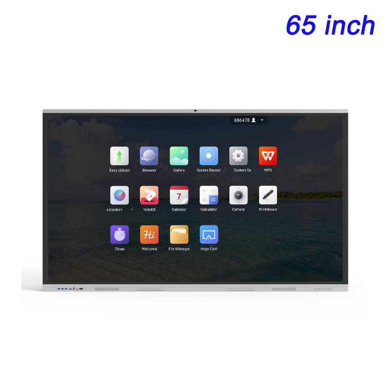 Monitor for classroom education teacher use dual systems interactive flat panel for school digital white board smart board interactive smart board