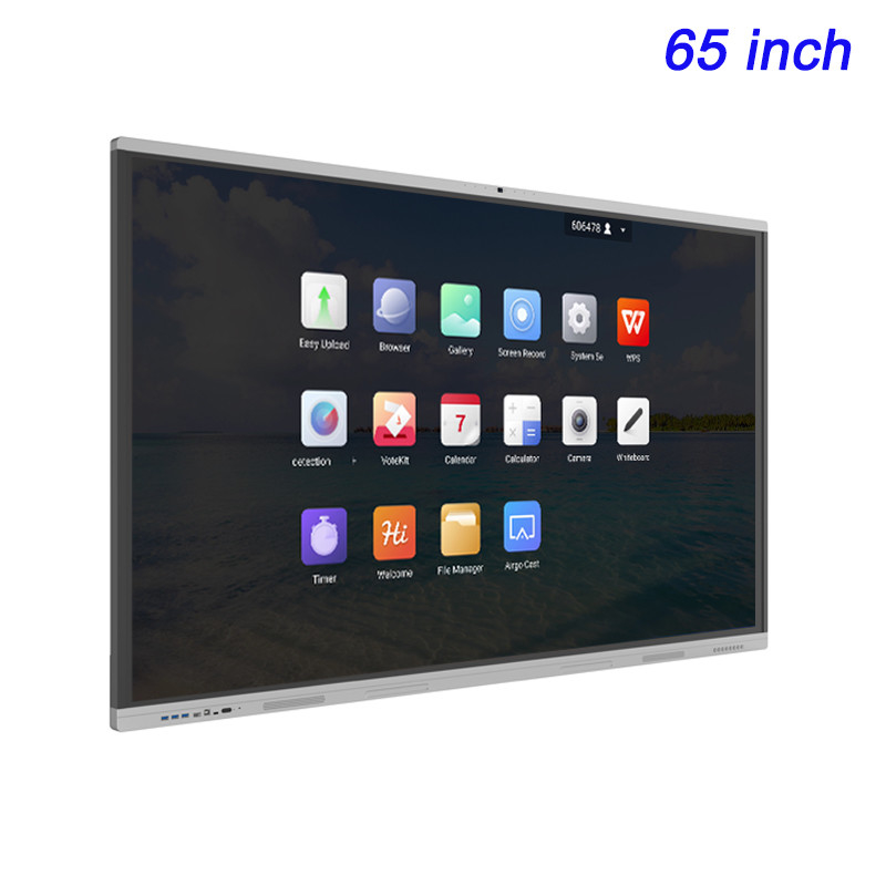 Monitor for classroom education teacher use dual systems interactive flat panel for school digital white board smart board interactive smart board