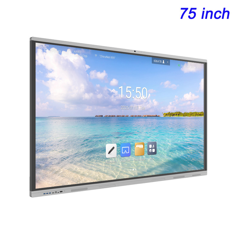 LGS pen white interactive flat panel bright class interactive flat panel with pc Big size touch screen interactive smartboards for school touch display