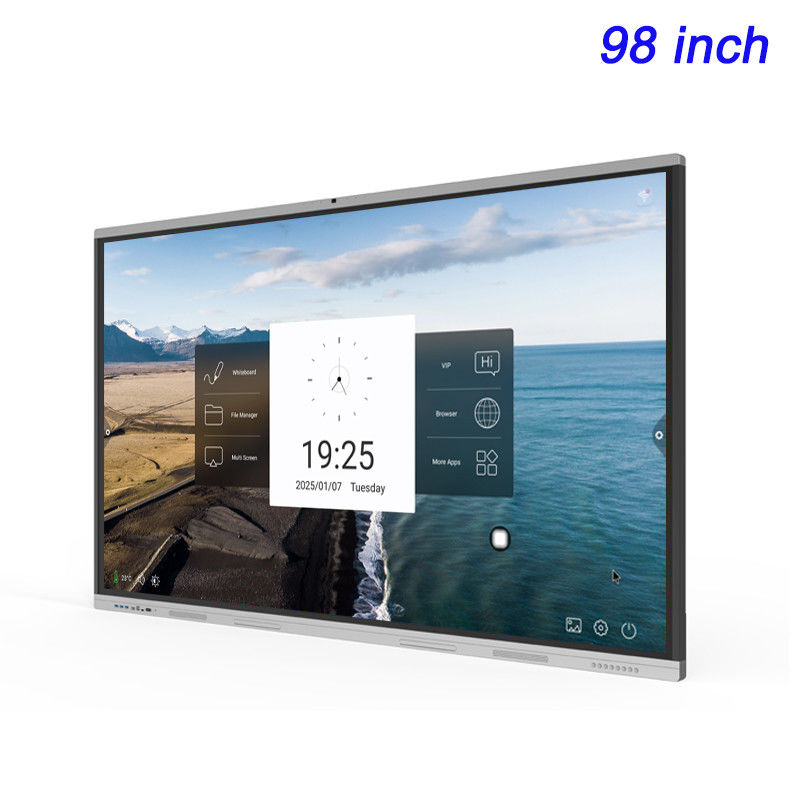 Approuvé ICES-003 des règles IC avec tableau numérique interactif intelligent de 98 pouces pour l'enseignement