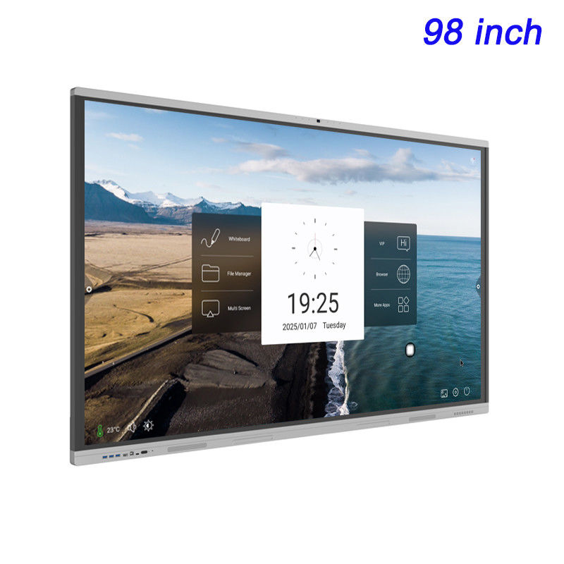 Approuvé ICES-003 des règles IC avec tableau numérique interactif intelligent de 98 pouces pour l'enseignement