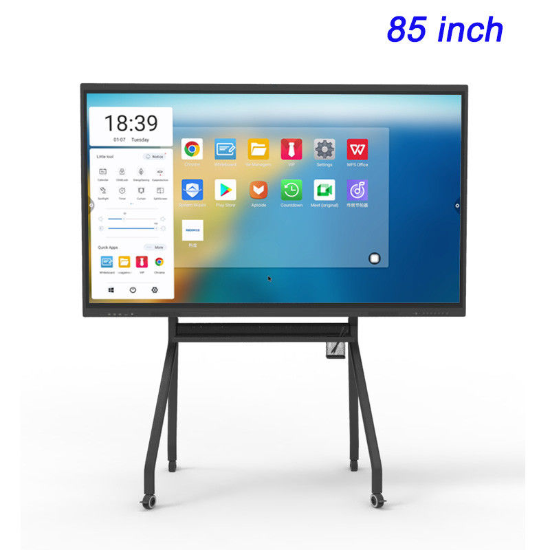 ZXTLCD 85 pouces Panneau interactif multi-touch Android 11.0