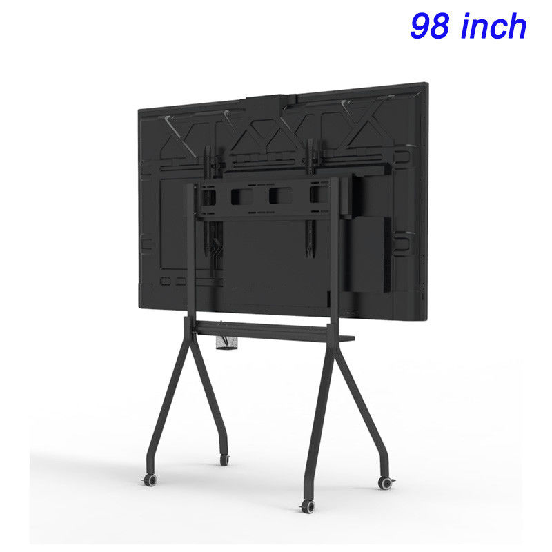 Tableau intelligent UHD 4K de 98 pouces Affichage interactif à écran plat pour vidéoconférence à distance