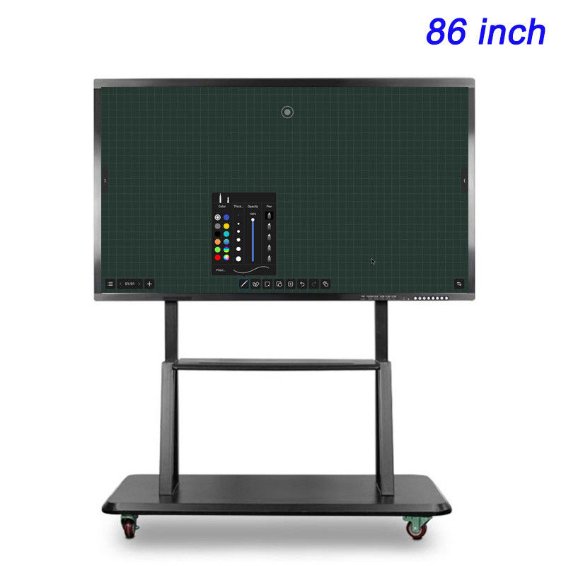 Pen Touch 4K Smart Board Dual OS 86 affichage interactif à écran plat Pour l'enseignement