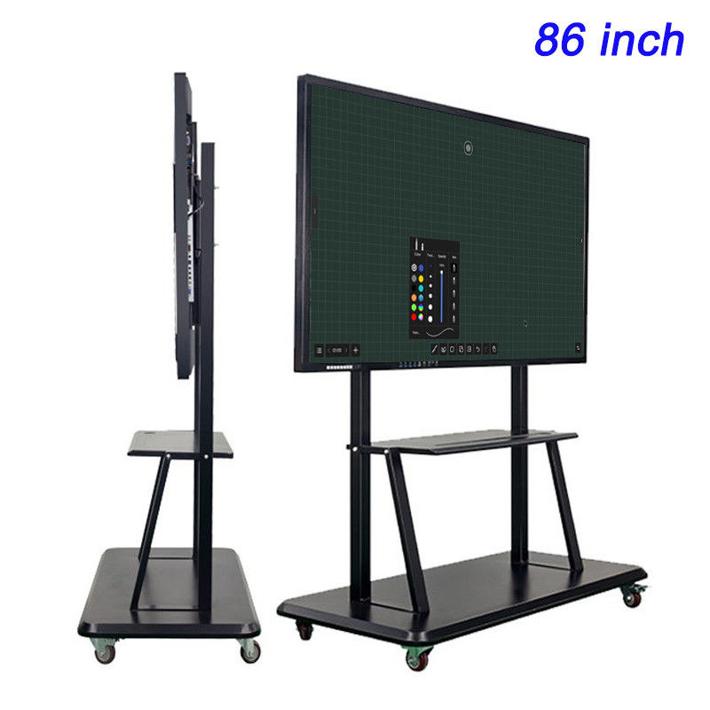 Pen Touch 4K Smart Board Dual OS 86 affichage interactif à écran plat Pour l'enseignement