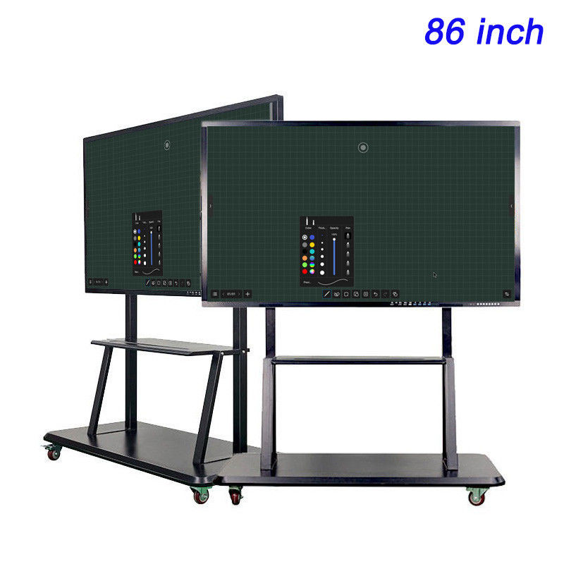 Pen Touch 4K Smart Board Dual OS 86 affichage interactif à écran plat Pour l'enseignement