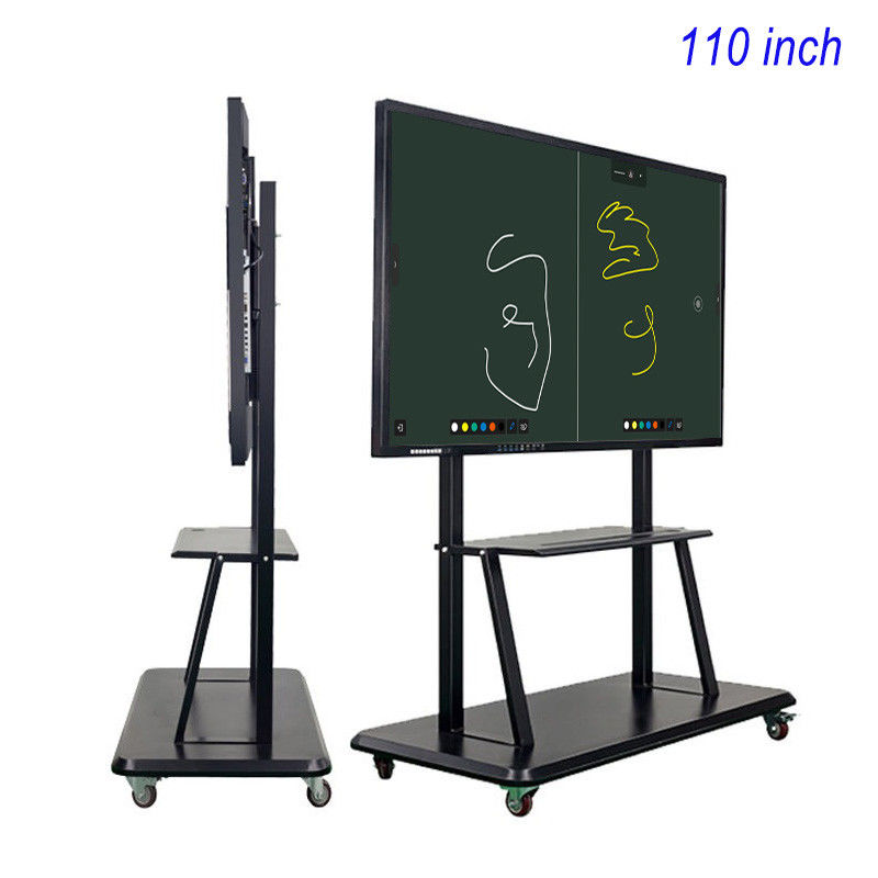 110 pulgadas 4K 3840*2160 pantalla táctil tablero de aula Ultra HD tablero inteligente para la enseñanza