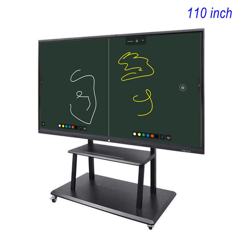 110 pulgadas 4K 3840*2160 pantalla táctil tablero de aula Ultra HD tablero inteligente para la enseñanza