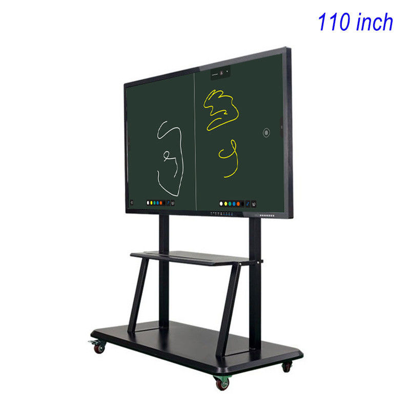 110 pulgadas 4K 3840*2160 pantalla táctil tablero de aula Ultra HD tablero inteligente para la enseñanza