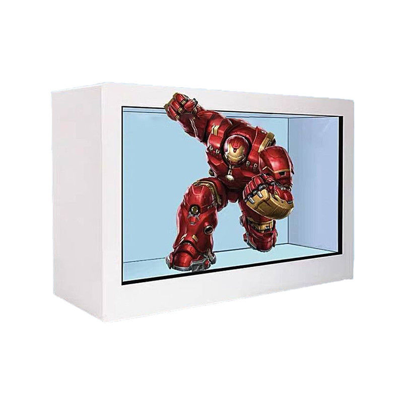 Affichage LCD transparent à 10 points tactiles à l' infrarouge 43 pouces Affichage LCD transparent au détail