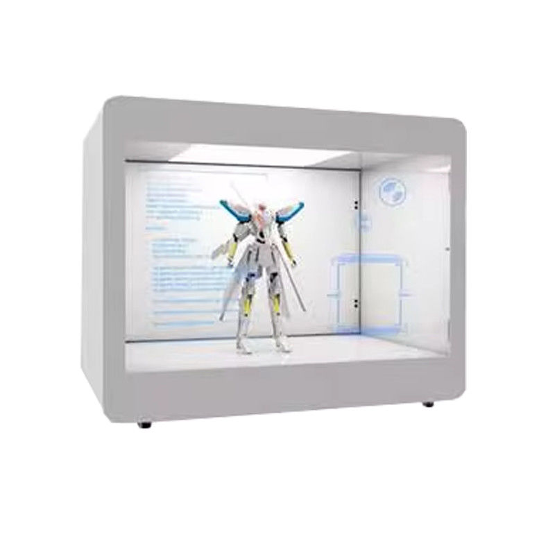 55 inch 3D transparent advertising display LCD Panel 4K Ultra HD Translucent LCD Display