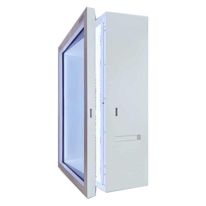 Display de cristal líquido transparente de 85 polegadas Caixa LCD transparente para loja óptica