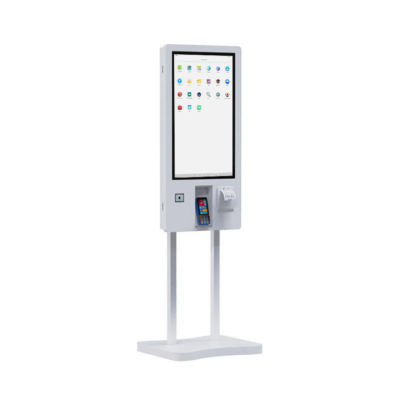 32 Inch Zero-interaction fast food kiosk ordering and payment machines provide a more comfortable ordering experience