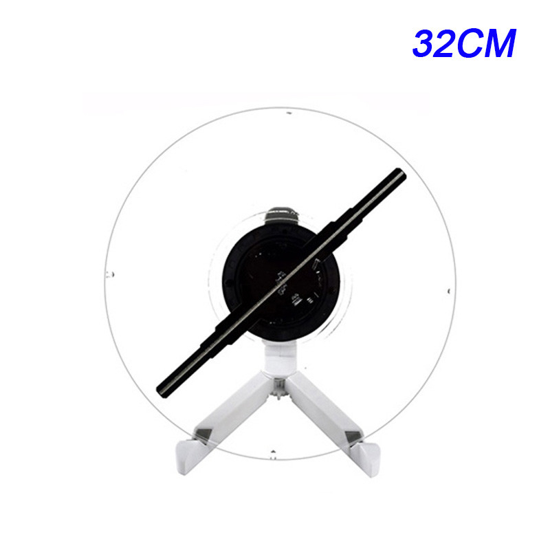 Rotating LED Visual Hologram Fan 3D Holo Fan For Retail Advertising And Trade Shows
