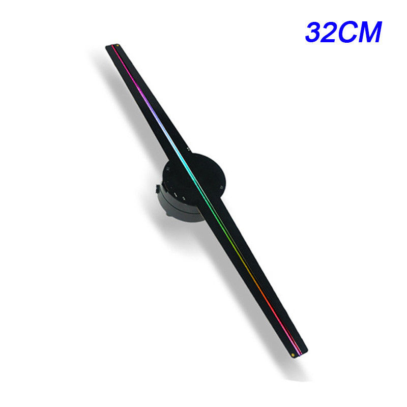 Rotating LED Visual Holographic Fan Advertising Machine For Retail Advertising And Trade Shows