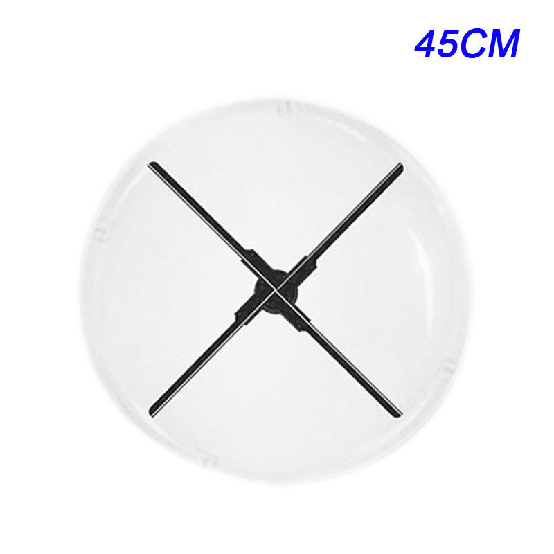 Dustproof 45cm Smart hologram fans for sale Wireless For Airports And Hotels