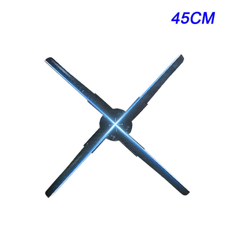 Dustproof 45cm Smart hologram fans for sale Wireless For Airports And Hotels