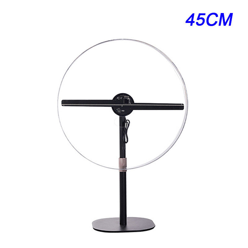 Dustproof 45cm Smart hologram fans for sale Wireless For Airports And Hotels