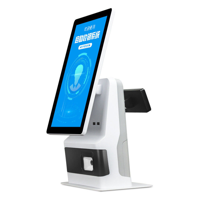 15.6 inch 1920x1080 Subway Query Terminal And Interactive Fast Food Ordering Kiosks