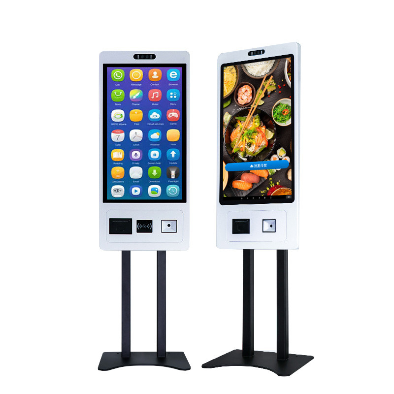 32'' Self Order Kiosk Fast Food 1920*1080 Kiosk Ordering For Restaurants