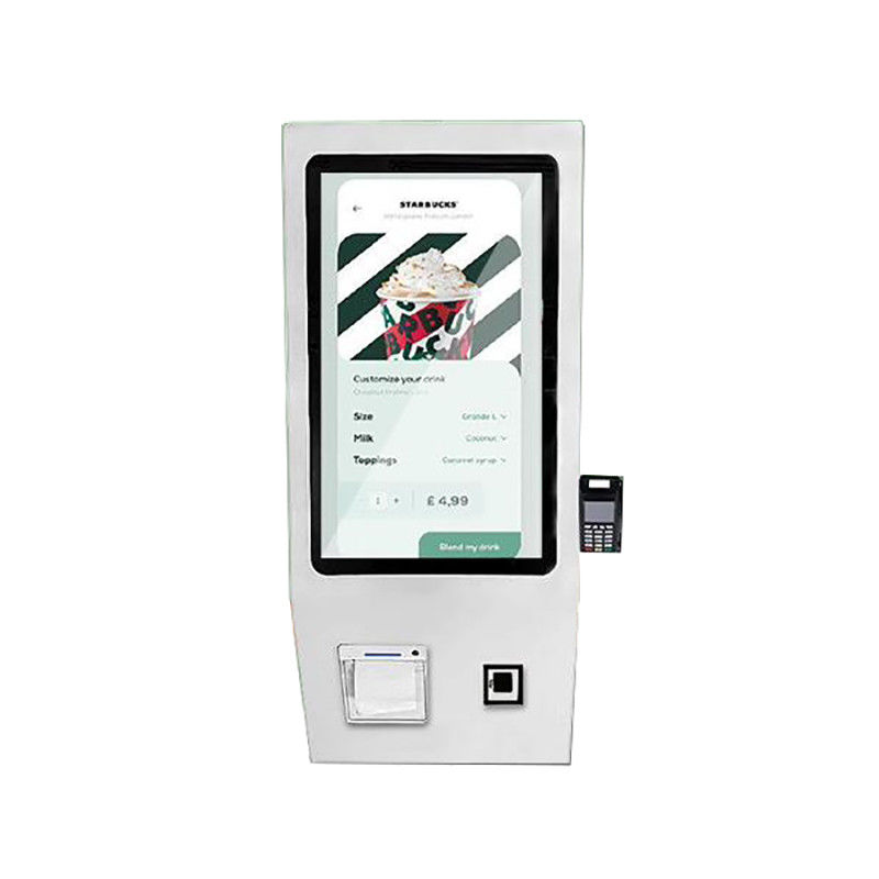 32-inch multi-payment self-service ordering machine with touch screen cashier and payment system