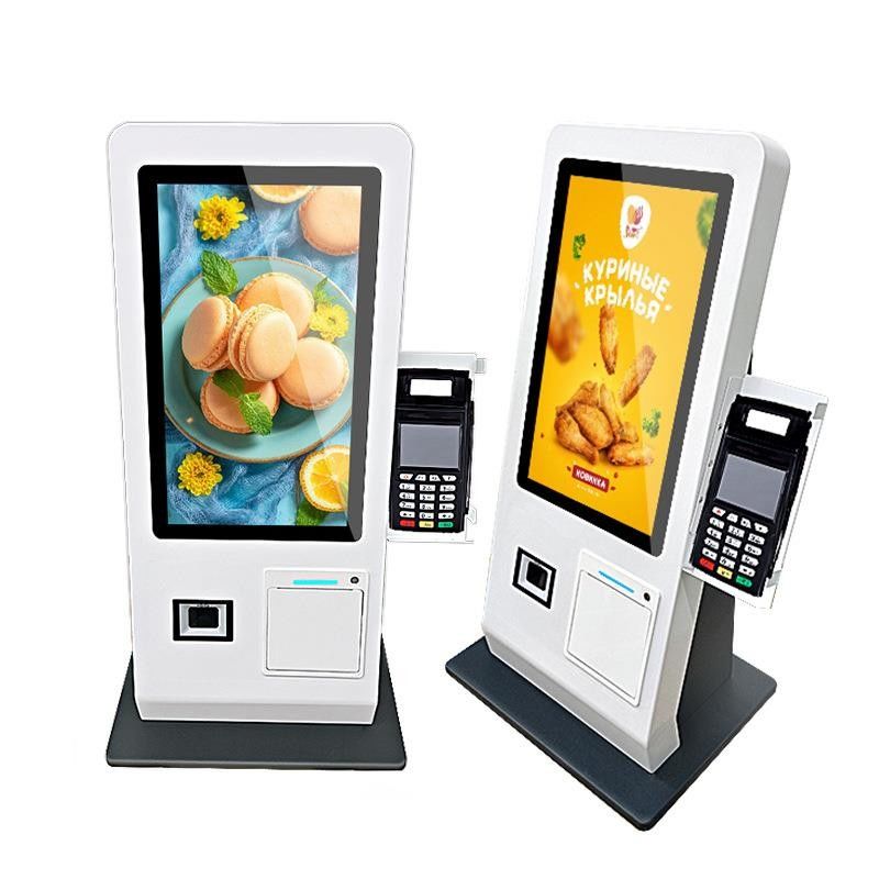 32-inch multi-payment self-service ordering machine with touch screen cashier and payment system