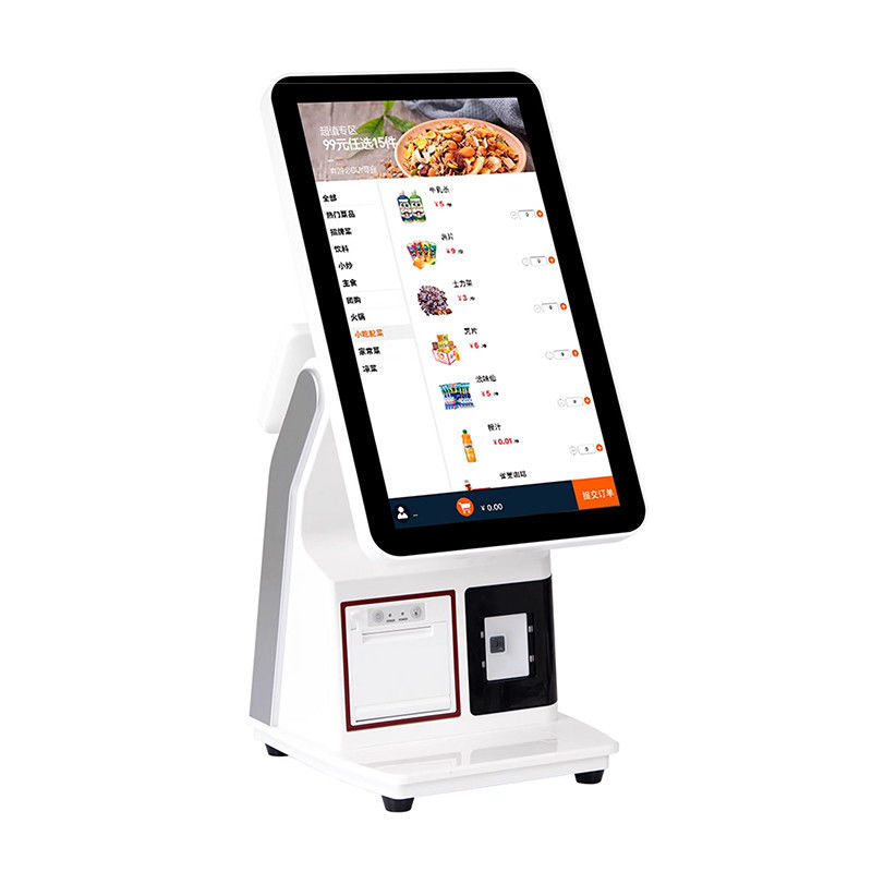 32 Inch Interactive In Store Ordering Kiosk With Voice Feedback for Enhanced User Experience