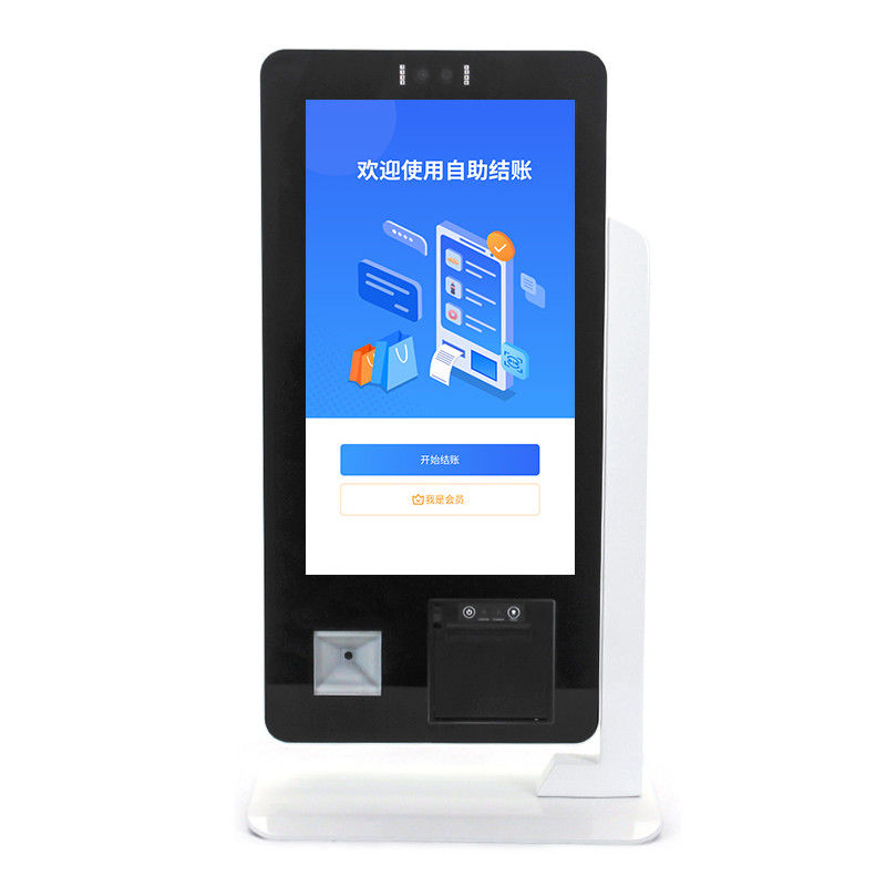 Quioscos de auto-pedido de 32 pulgadas Eco Friendly Quioscos de auto-servicio de 21.5 pulgadas en restaurantes