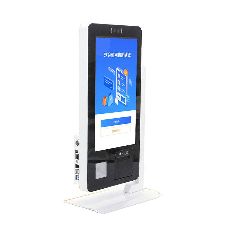 Quioscos de auto-pedido de 32 pulgadas Eco Friendly Quioscos de auto-servicio de 21.5 pulgadas en restaurantes