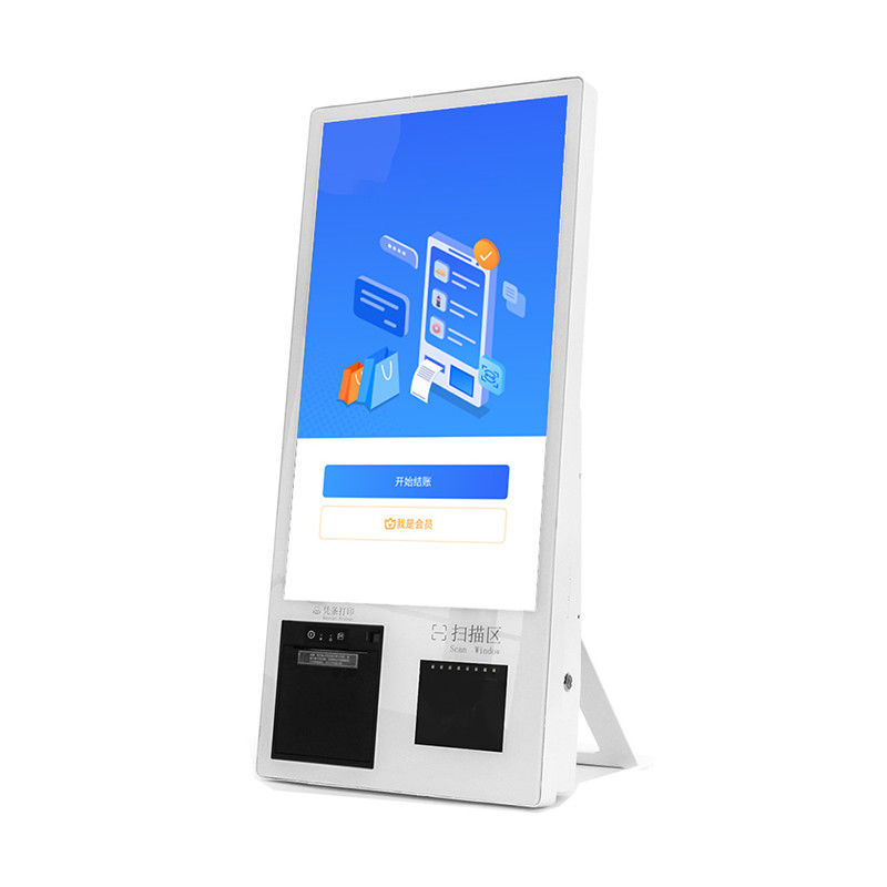 Quioscos de auto-pedido de 32 pulgadas Eco Friendly Quioscos de auto-servicio de 21.5 pulgadas en restaurantes