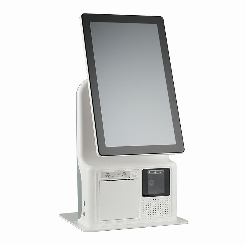 15.8 Inch High Capacity Kiosk Fast Food  Self Service Kiosk For Restaurants