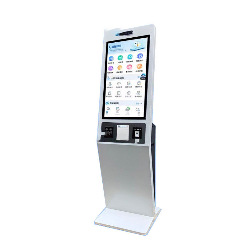32-inch self ordering kiosk machine for restaurants and canteens, touchscreen kiosk for government service halls