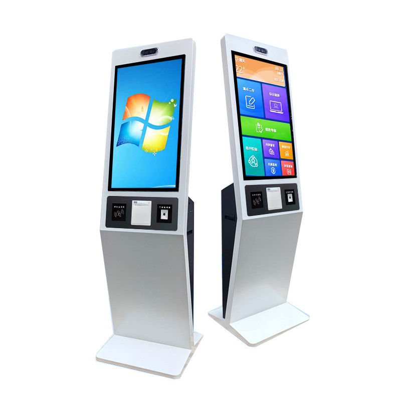 32-inch self ordering kiosk machine for restaurants and canteens, touchscreen kiosk for government service halls