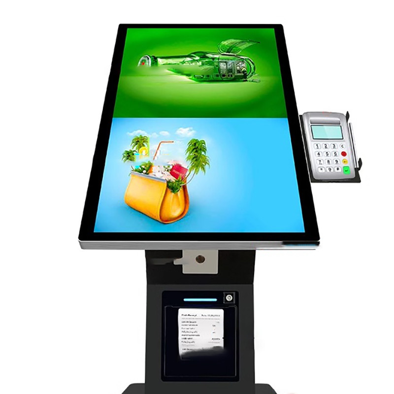 21.5'' Wall Mounted Self Ordering Kiosk Facial Recognition Ordering Kiosk Machine