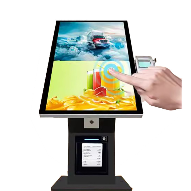 21.5'' Wall Mounted Self Ordering Kiosk Facial Recognition Ordering Kiosk Machine