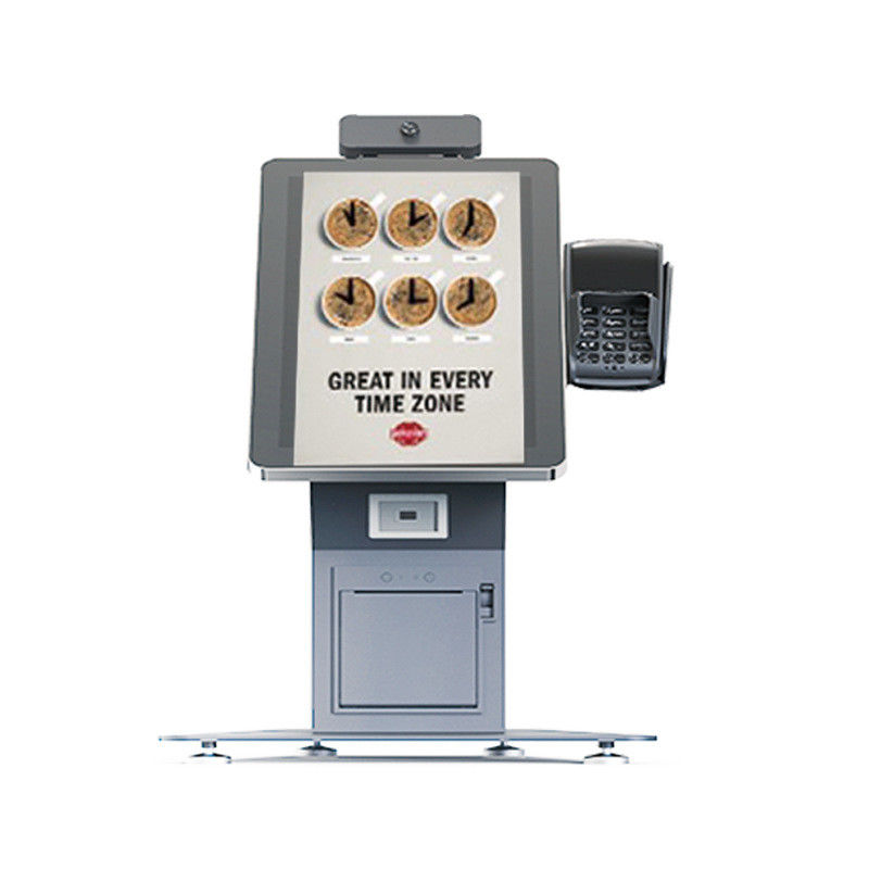 A Compact 15.6-inch Desktop Smart Ordering Terminal with Intelligent Features is Suitable For Milk Tea Shops and Community Fast Food Restaurants
