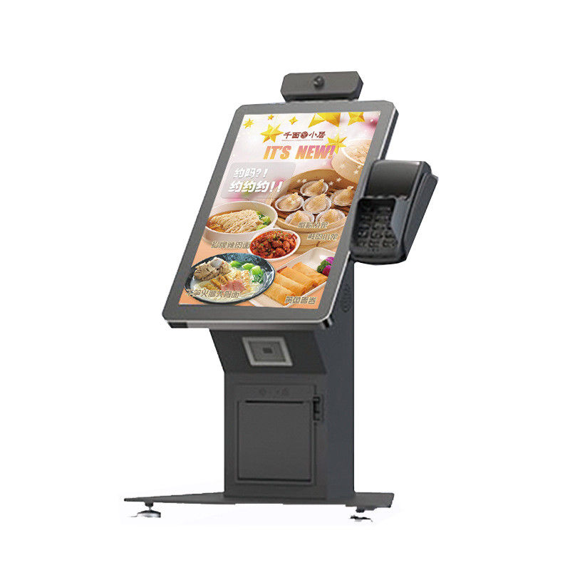 A Compact 15.6-inch Desktop Smart Ordering Terminal with Intelligent Features is Suitable For Milk Tea Shops and Community Fast Food Restaurants