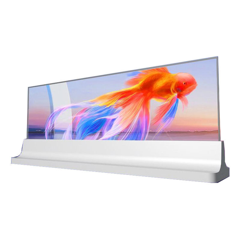 Utilisation pédagogique de 55 pouces PCAP Écran tactile Écran OLED transparent Écran OLED transparent
