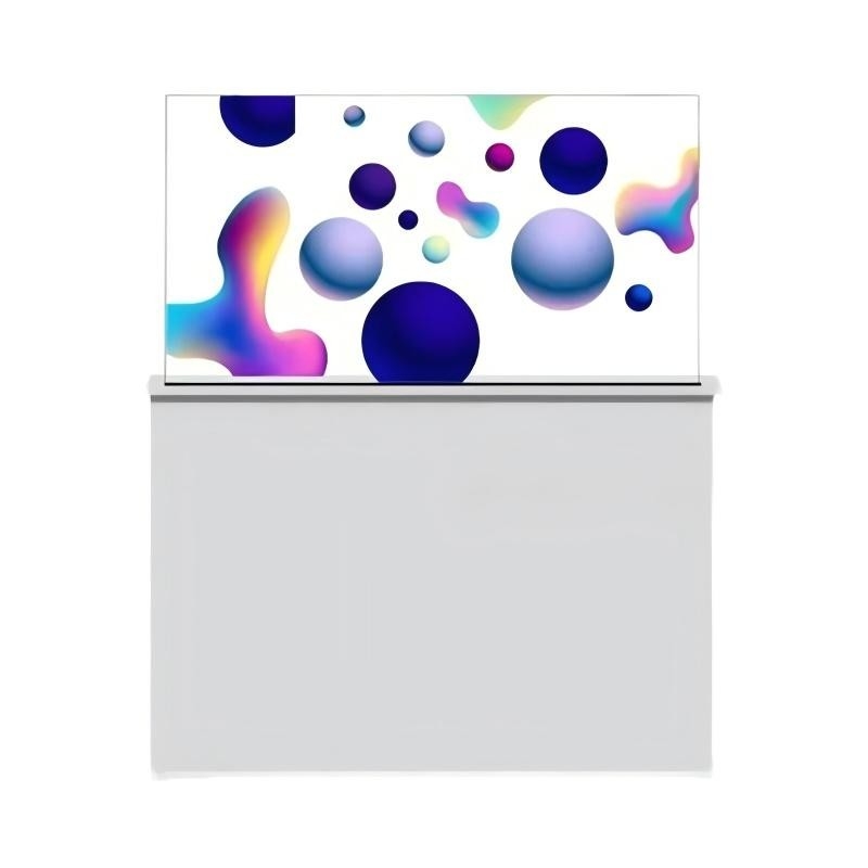 Transparent Digital Signage OLED Screen HD display Touch Ultra Thin Transparent OLED Display with 8 Array Mic