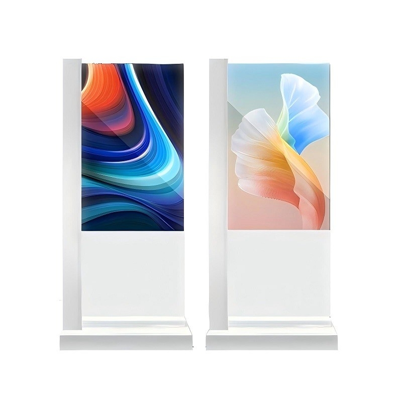 55 Inch Interactive Touch Advertising Screen Smart Transparent Oled Display for Exhibition Jewelry Luxury Display