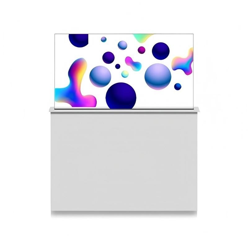 Android Operating System See Through Display Custom 55 Inch Transparent OLED Cabinet for Store Mall Exhibition Museums