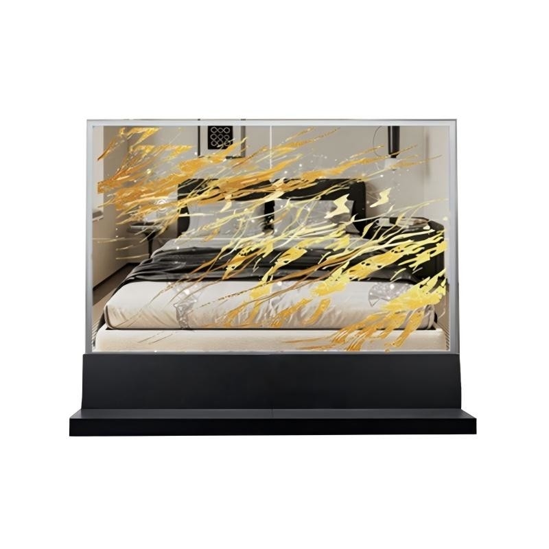 55-inch Wall-mounted Transparent OLED Display Aluminum Alloy Frame For Store Showroom