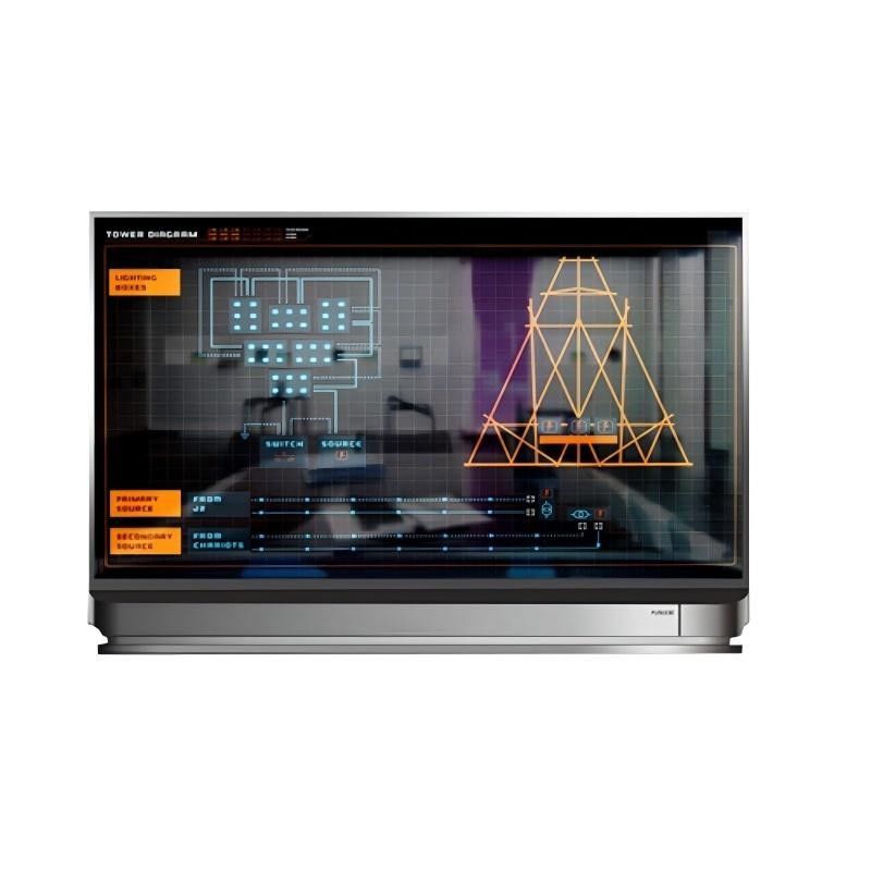 55 Inch Transparent TV OLED Dispaly 1920*1080 Color Customizable for Advertising Showcase