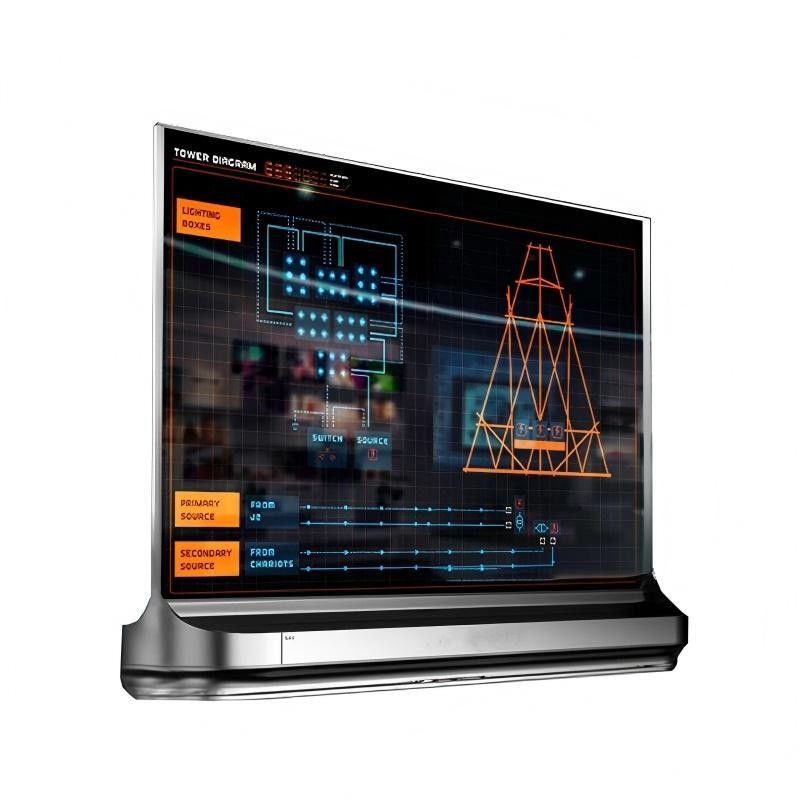 55 Inch Transparent TV OLED Dispaly 1920*1080 Color Customizable for Advertising Showcase