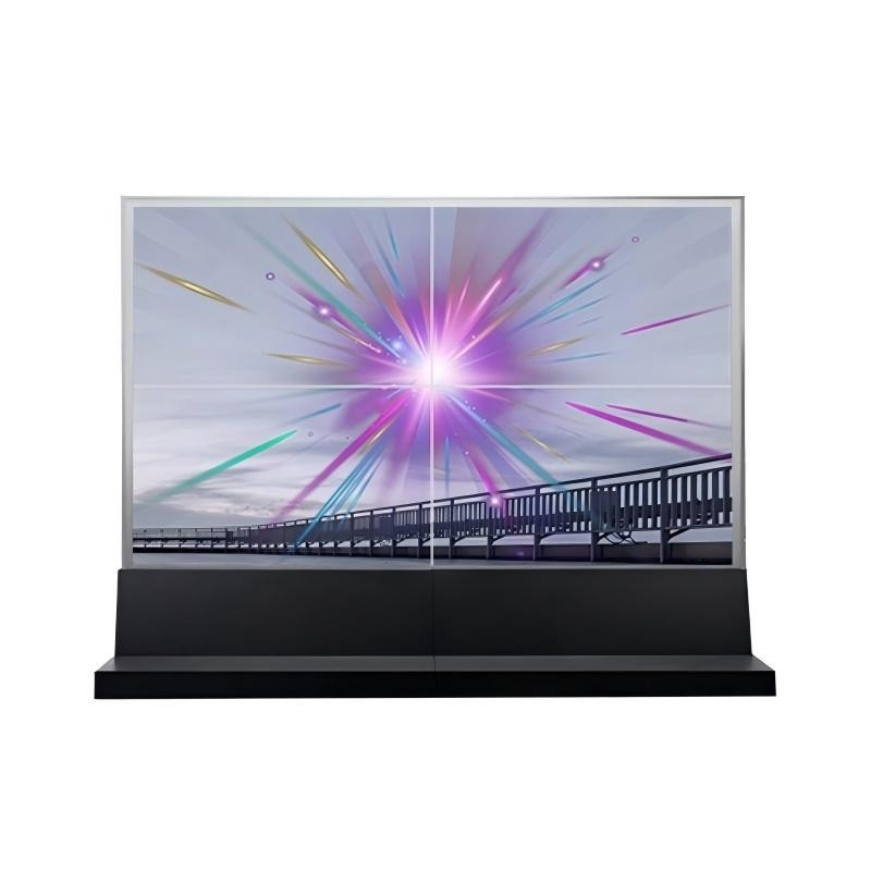 Aluminum Alloy Frame Transparent OLED Touch Display Advertising Player with High Brightness and 4K Ultra HD Resolution