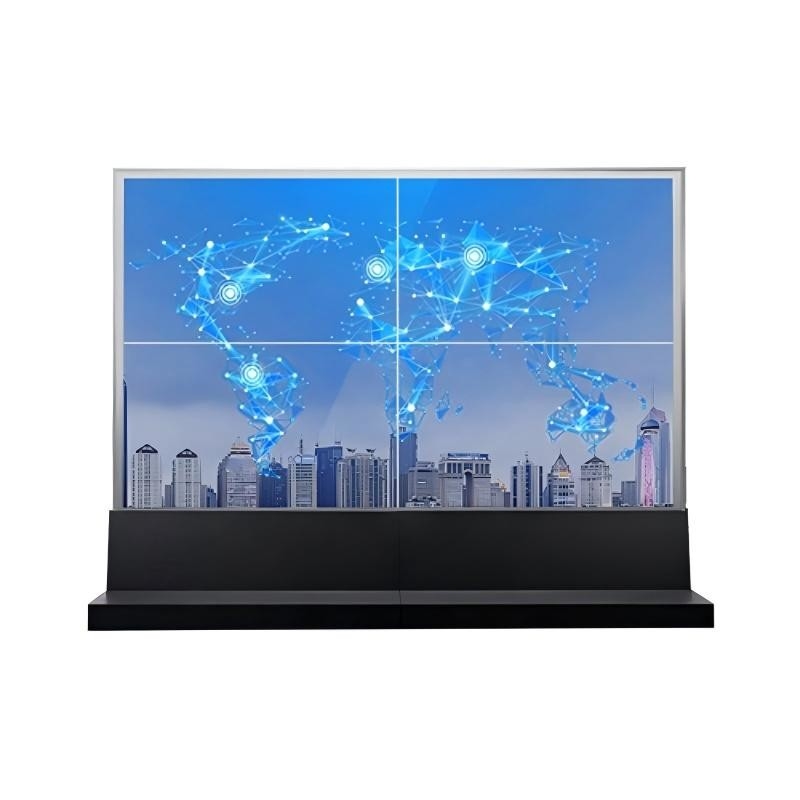 Aluminum Alloy Frame Transparent OLED Touch Display Advertising Player with High Brightness and 4K Ultra HD Resolution