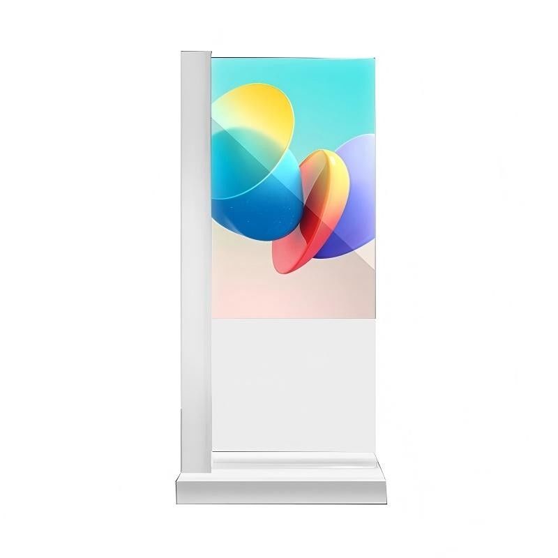 Windows Operating System High-Brightness OLED Transparent Cabinets Digital Signage with 8 Array Mic