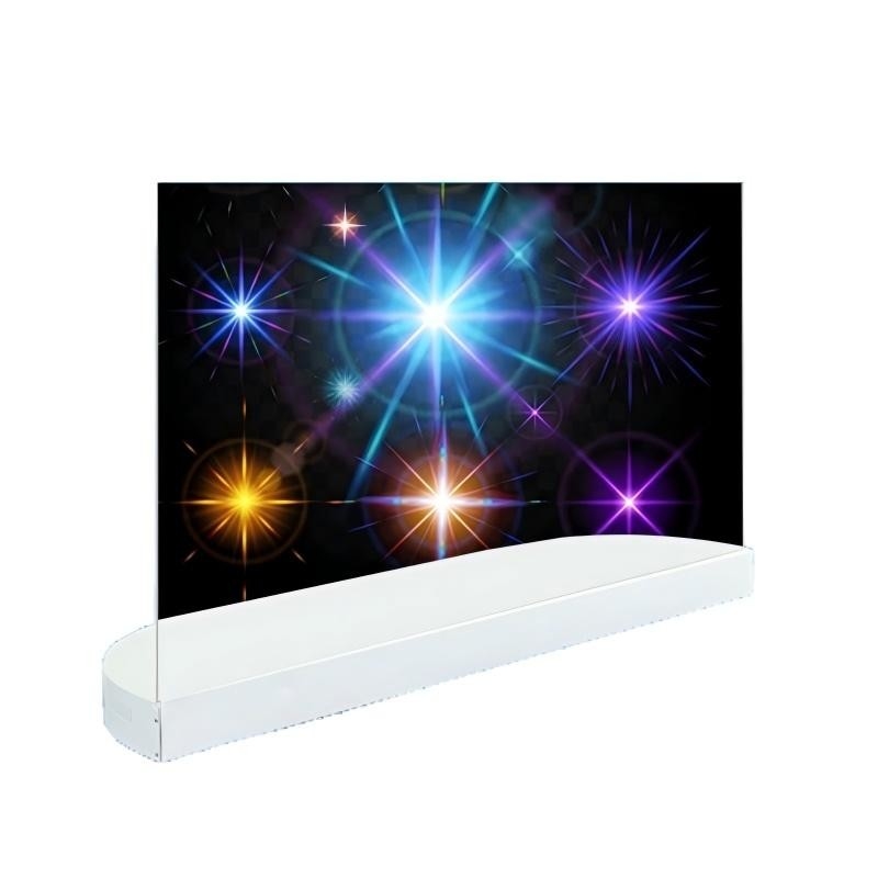Indoor Digital Signage 4K Ultra HD Resolution Vertical Oled Transparent Screen Advertising Display with Pen/Finger Touch